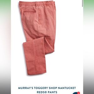 Men’s Murray’s Toggery Shop Nantucket Red Collection Khakis Pants 30W & 30L EUC